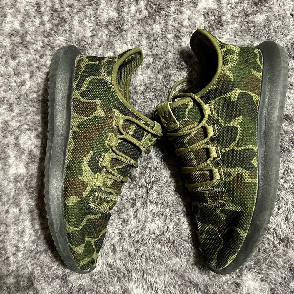 adidas Green Camouflage Sneakers - Picture 3 of 6